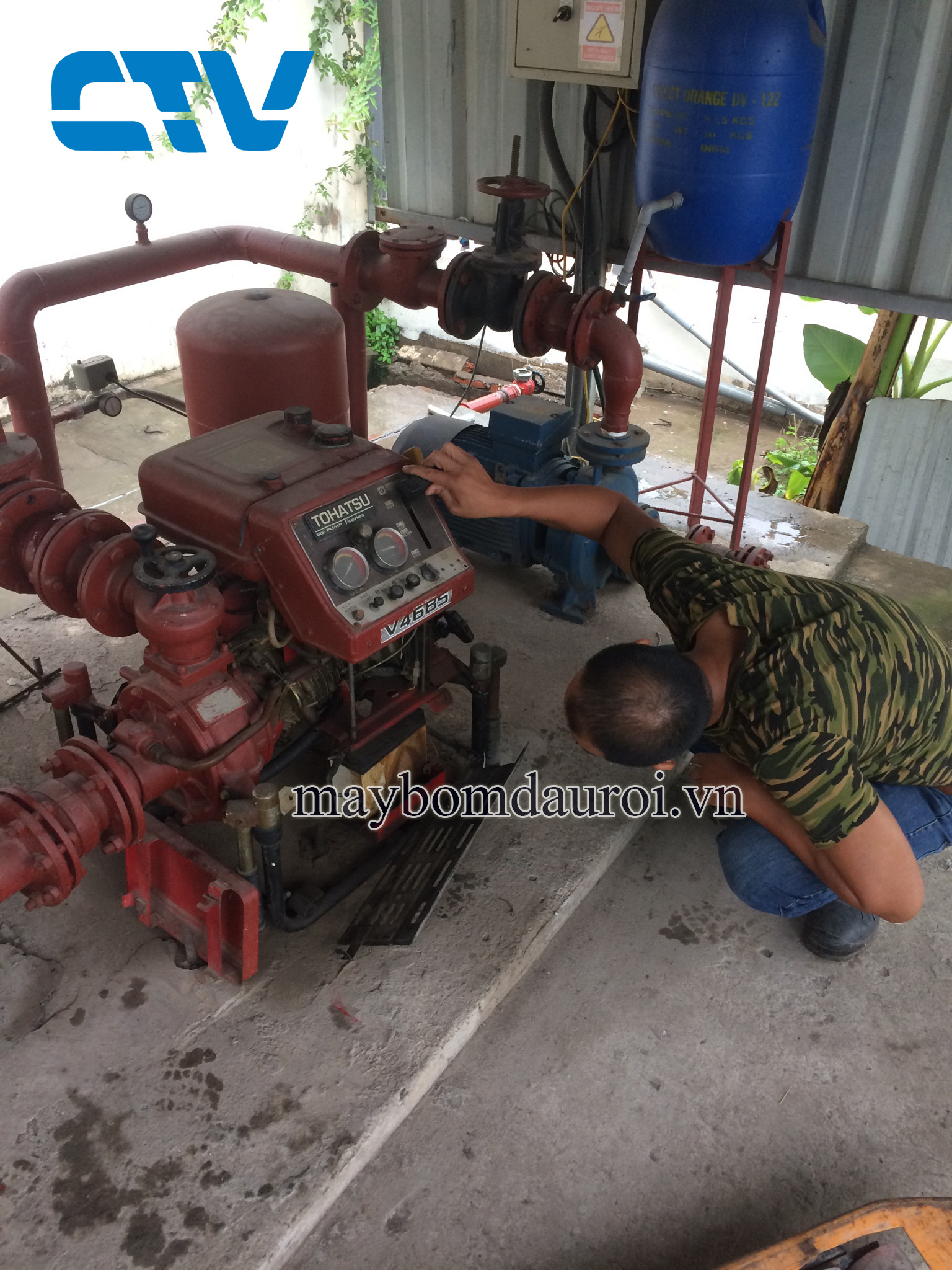 Một số chú ý khi sử dụng máy bơm chữa cháy Tohatsu khi trời lạnh.