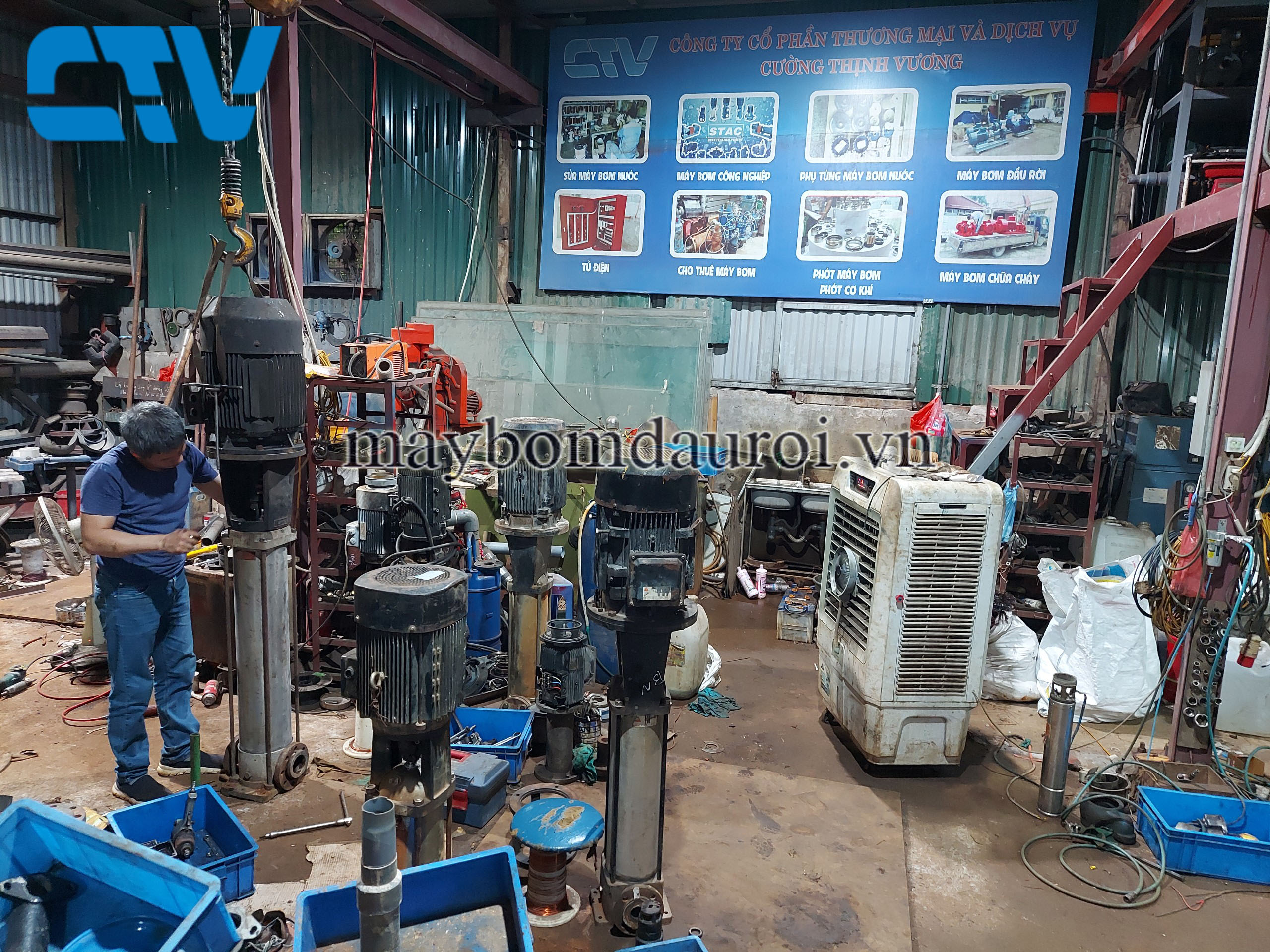 Bảo dưỡng máy bơm trục đứng tại Hà Nội – Vệ sinh, kiểm tra và sửa chữa