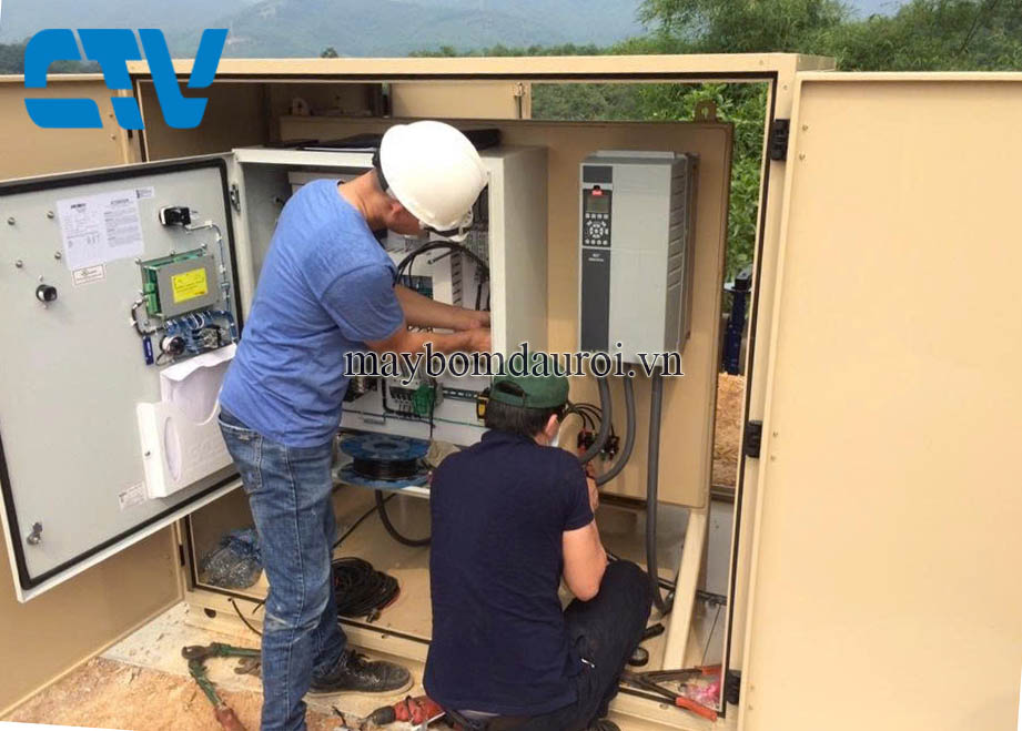 Thiết kế, lắp đặt biến tần vào hệ thống máy bơm nước tại Hà Nội