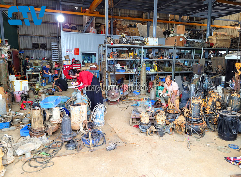 Sửa chữa máy bơm chìm uy tín tại miền Bắc, giá tốt